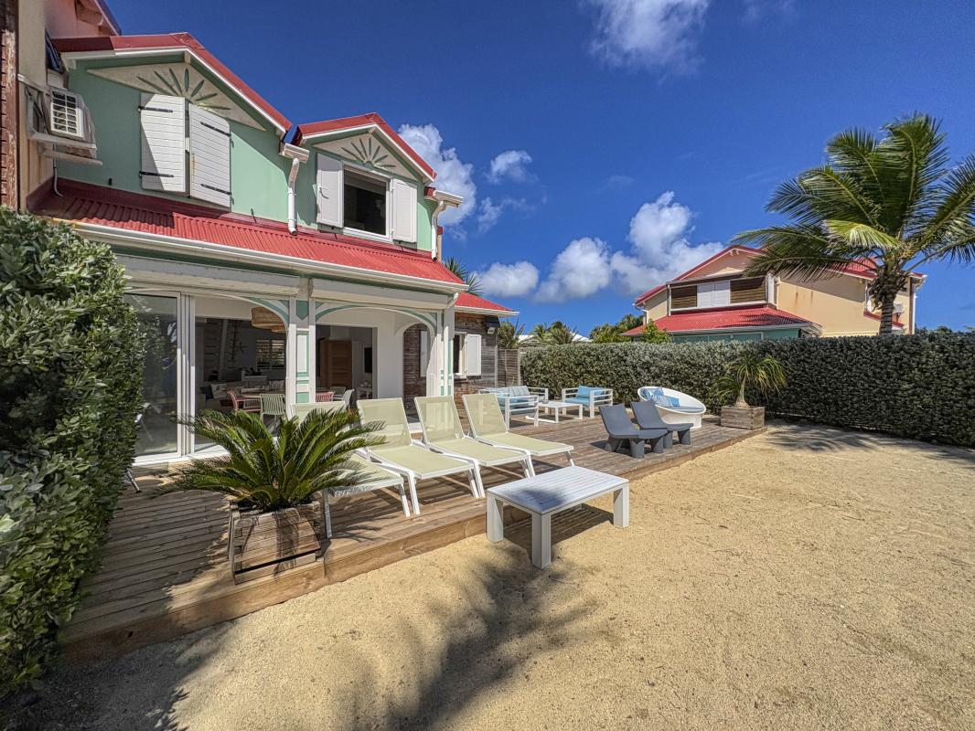 7.Location villa pied dans l'eau Saint François Guadeloupe_Plage des Raisins Clairs